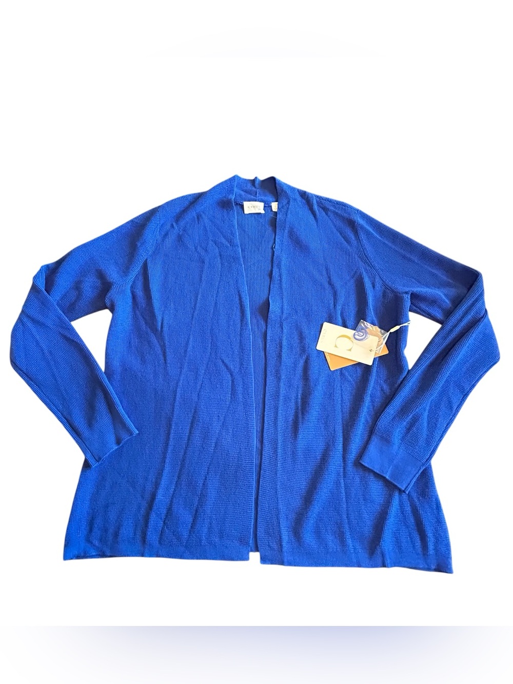 Cyrus Royal Blue Open-Front Women's Cardigan